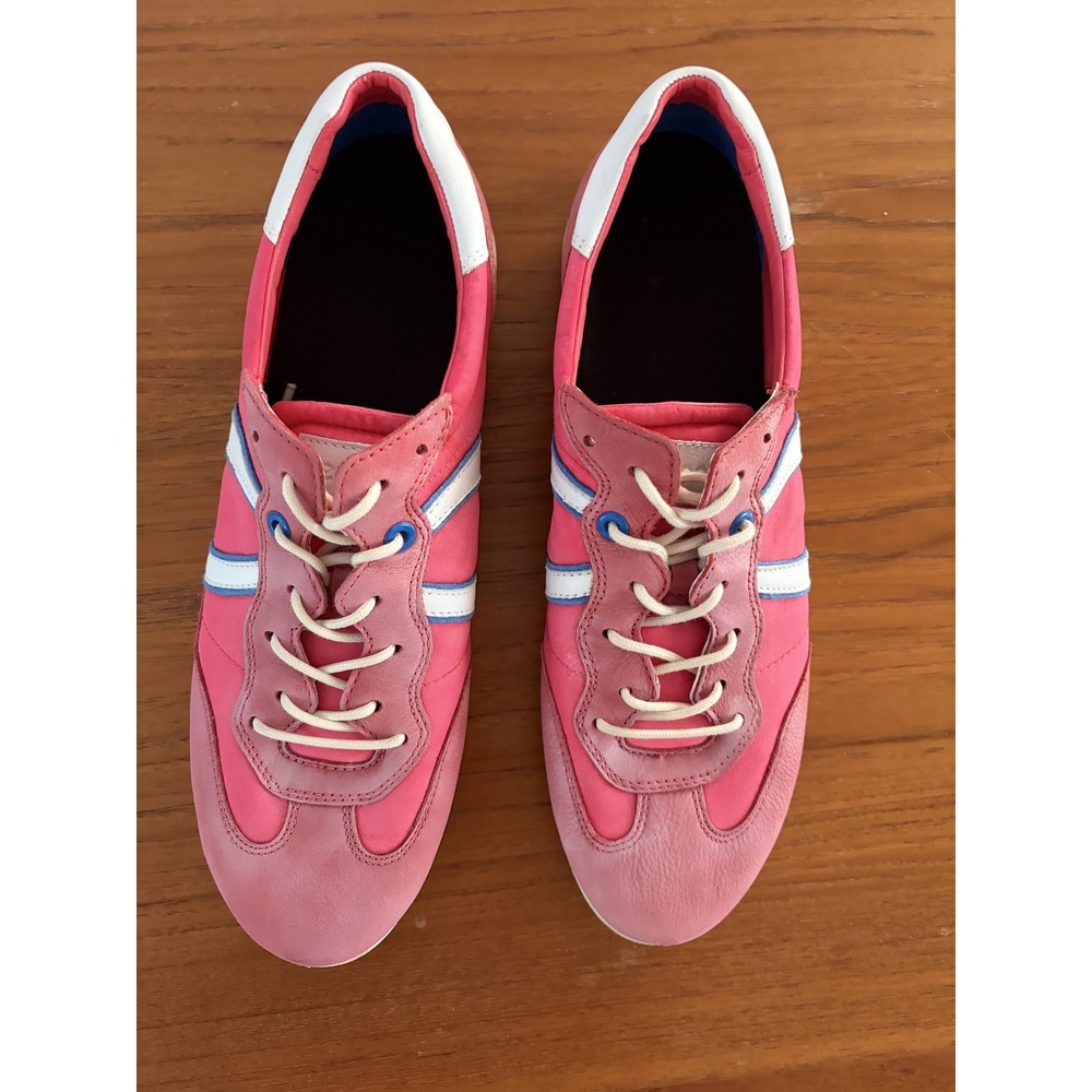 ECCO Women's Pink Leather & Textile Athletic Shoes Trainers EU 41 US 10-10.5